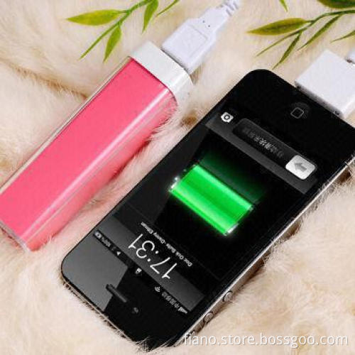 Universal Mobile Power Bank, 2,600mAh Capacity, OEM MW3, Sized 90 x 62 x 16mm